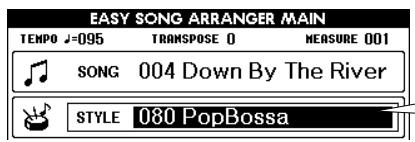 SONY DGX505 - Appuyez sur la touche [EASY SONG ARRANGER]. - 2