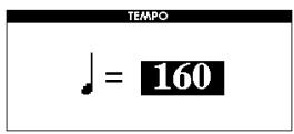 SONY DGX505 - Modification du tempo du morceau - 2