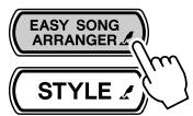 SONY DGX505 - Appuyez sur la touche [EASY SONG ARRANGER]. - 1