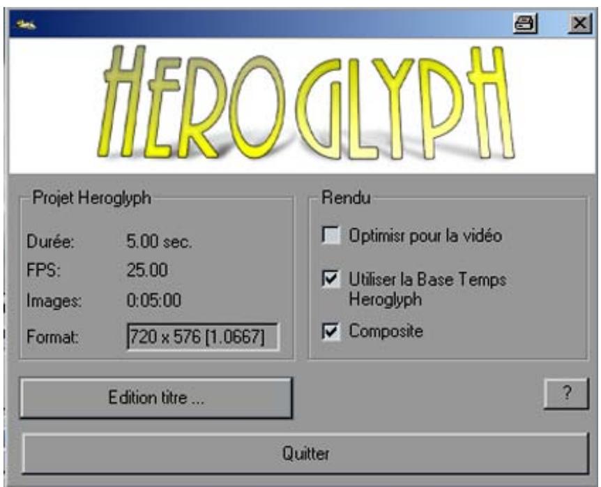 SONY HEROGLYPH-HELP - Heroglyph comme titreuse dans Canopus Edius : - 1