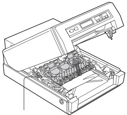 SONY LPR-1000MD - When the paper is jammed inside the printer - 5