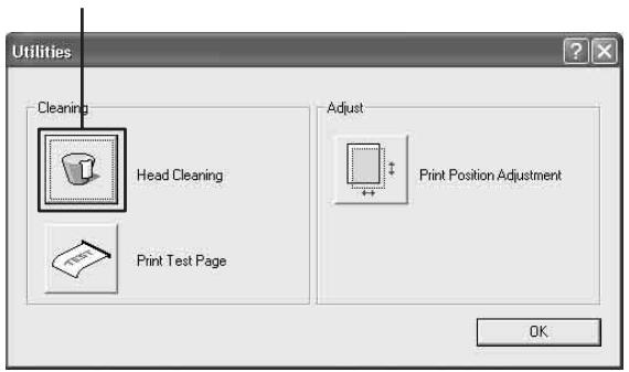 SONY LPR-1000MD - Click the [Head Cleaning] button. - 1