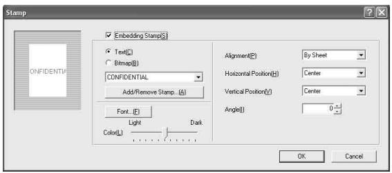 SONY LPR-1000MD - Embedding a stamp character string - 2