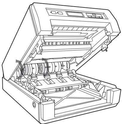 SONY LPR-1000MD - When the paper is jammed inside the printer - 6