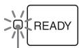 SONY LPR-1000MD - Relationship Between the ON/STANDBY Indicator and the READY indicator - 5
