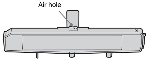 SONY LPR-1000MD - Remove the protective cap from the new ink cartridge. - 2
