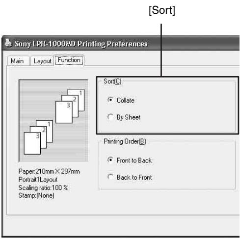 SONY LPR-1000MD - Sort Printing - 1
