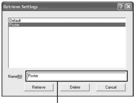 SONY LPR-1000MD - Retrieving the Print Settings Saved - 3