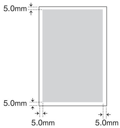 SONY LPR-1000MD - Available printing area - 1