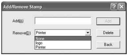 SONY LPR-1000MD - Removing stamp entries - 2