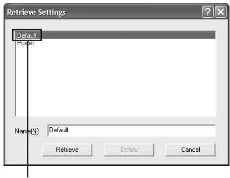 SONY LPR-1000MD - Resetting the print settings to default settings - 1