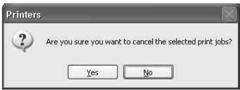 SONY LPR-1000MD - Cancelling a Print Job from the Windows Spooler Window - 2