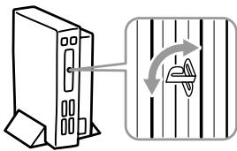 SONY PLAYSTATION2 - The "D" product family logo located on the disc tray - 1