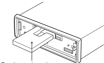 SONY SRF-M90 - Caution on the transit protection pad - 1