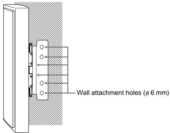SONY SS-X500A - Installing the Speakers on a Wall - 1