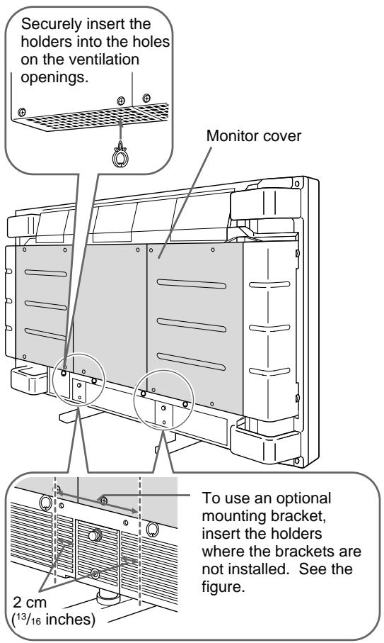 SONY SS-X500A - Before connecting the speakers to the monitor, be sure to turn off the monitor's power. - 1