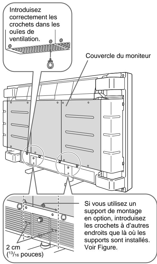 SONY SS-X500A - Avant de raccorder les haut-parleurs au moniteur, veillez à mettre le moniteur hors tension. - 1
