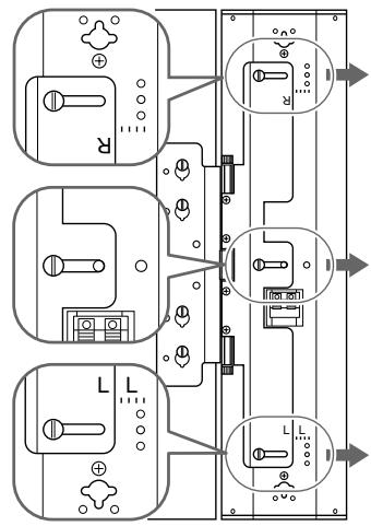 SONY SS-X500A - Changing the Speaker Angles - 2