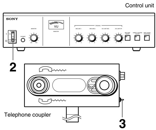 SONY SX-D100A - Turning On the Power of the System - 1