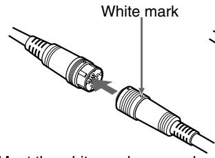 SONY SX-M100 - How to connect cables of the SX-C100A/SX-D100A - 3