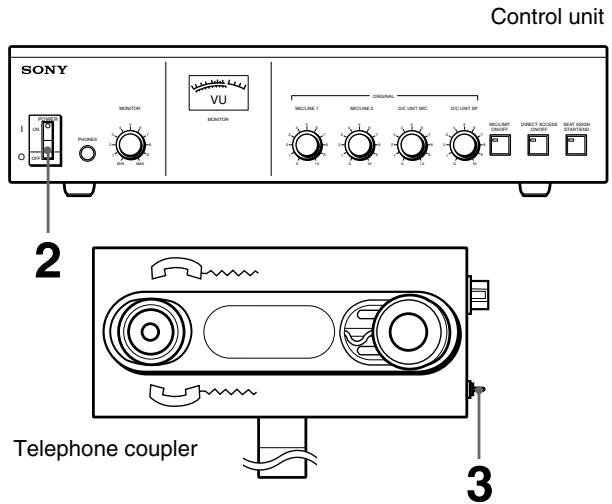 SONY SX-M100 - Turning On the Power of the System - 1
