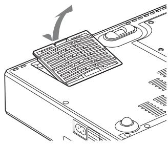 SONY VPL-CS21 - Cleaning the Air Filter - 2