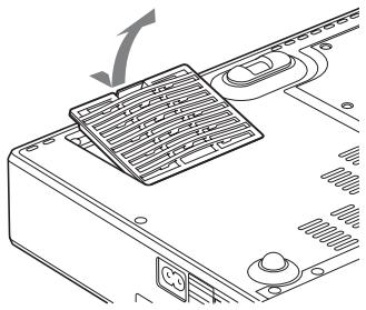 SONY VPL-CS21 - Reinigen des Luftfilters - 2