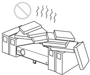 SONY VPL-CS5 - Ventilación escasa - 1