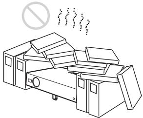 SONY VPL-CS5 - Mauvaise ventilation - 1