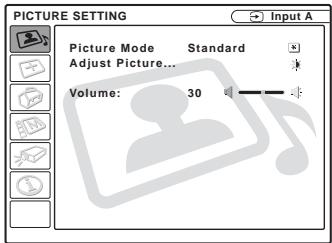 SONY VPL-CS5 - When the RGB signal is input - 1