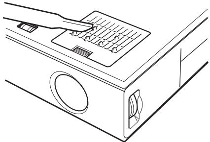 SONY VPL-CS5 - Cleaning the Air Filter - 1