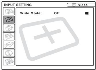 SONY VPL-CS5 - When the video signal is input - 1