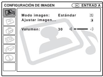 SONY VPL-CS5 - Cuando se introduce la seals RVA - 1