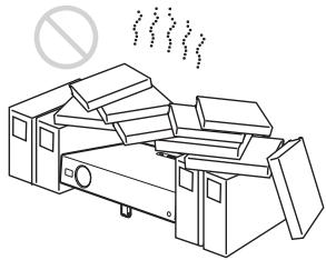 SONY VPL-CS5 - Poorly ventilated - 1
