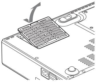 SONY VPL-CX21 - Limpieza del filtro de aire - 2