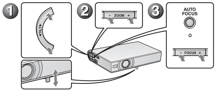 SONY VPL-CX21 - Regolazione del proiettore - 1