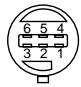 SONY VPL-PX10 - Conector MOUSE (6 pines, hembra) - 1