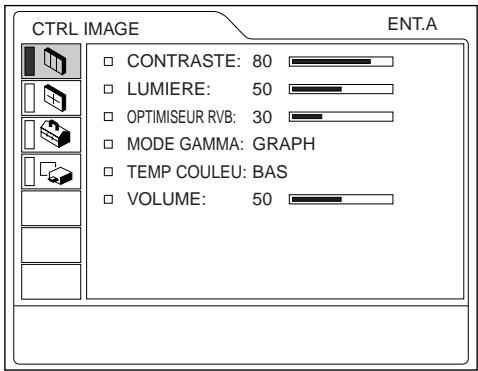 SONY VPL-PX10 - Le menu CTRL IMAGE - 2