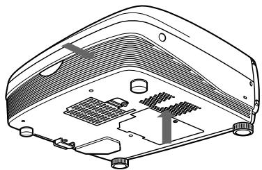 SONY VPL-PX10 - Para limpar los orificios de ventilación - 1