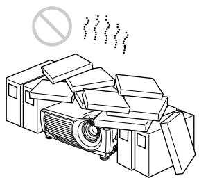 SONY VPL-PX10 - Manque de ventilation - 1