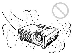 SONY VPL-PX10 - Endroit poussièreux - 1