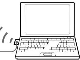 SONY VPL-PX10 - Connection using a wireless LAN PC card - 3