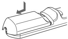 SONY VPL-PX10 - Instalación de las pilas - 1