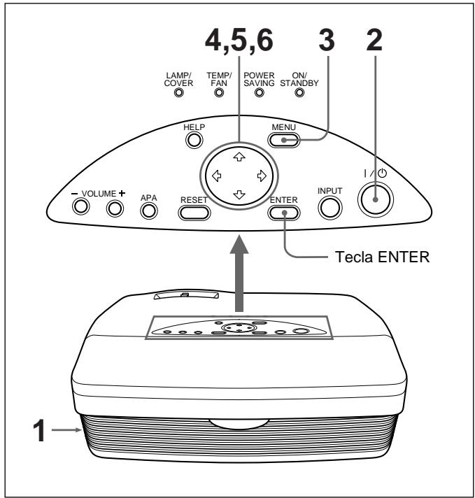 SONY VPL-PX10 - Selección delidioma del menu - 1