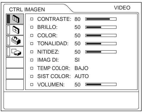 SONY VPL-PX10 - Menu CTRL IMAGEN - 1