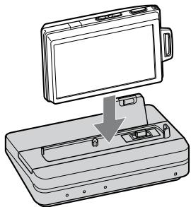 SONY CSS-HD2 - Mise en place de l'appareil photo sur la Cyber-shot Station - 1