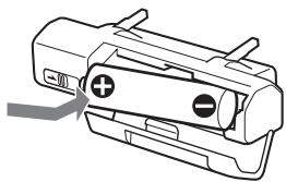 SONY D-NE900LS - Using the dry battery - 1