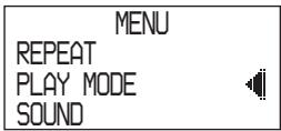 SONY D-NE900LS - List of menus - 1