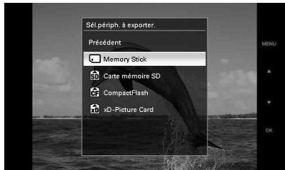 SONY DPF-D70 - Exportation d'une image - 2