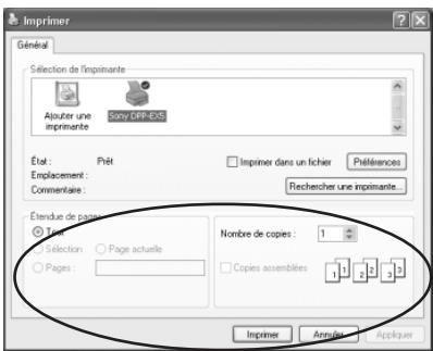 SONY DPP-EX5 - Cliquez sur "OK". - 1